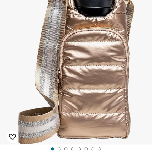 Crossbody hydro bag, quilted water bottle carrier and strap, - Picture 8 of 9